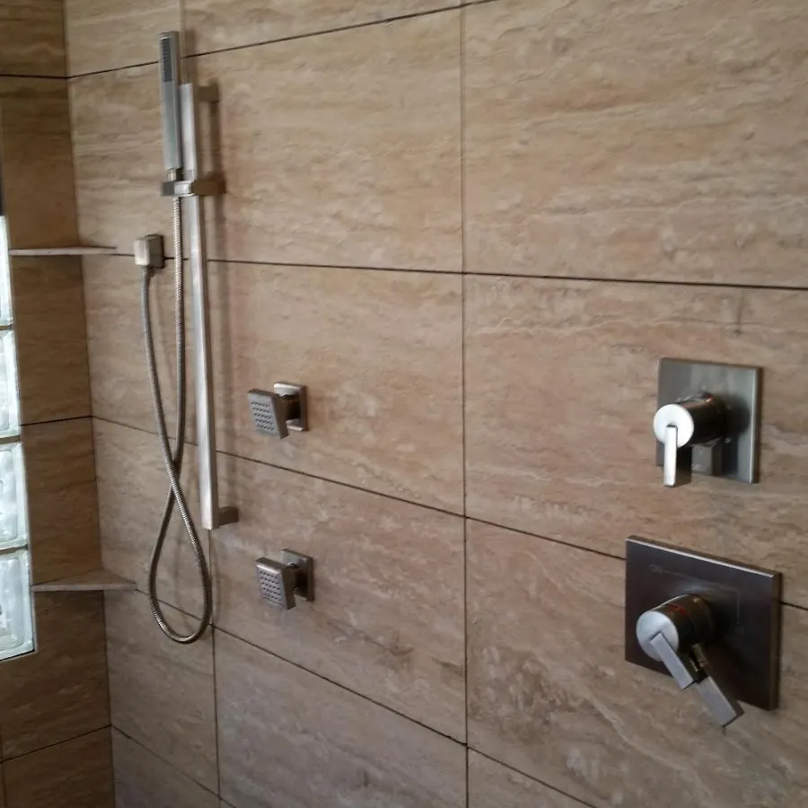 Shower fixture installation for Water Heater Replacement in Lakeland
